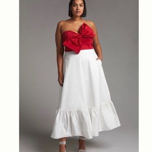 ANTHROPOLOGIE Hutch BOW-TIE Maxi DRESS